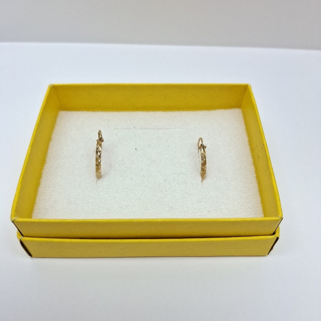 ARRACADAS PAR ORO 10 K 1.3 GRMS (SEMINUEVO)