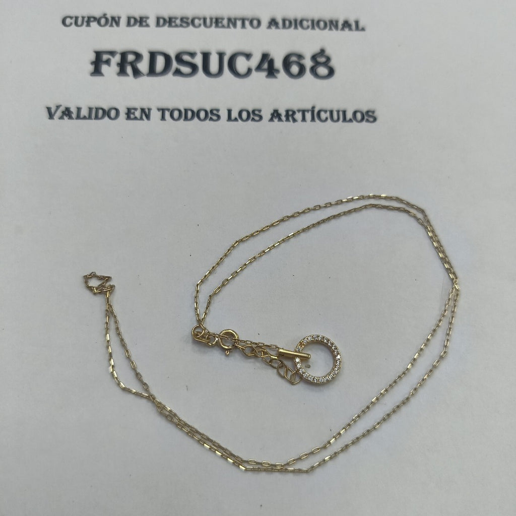 CADENA ORO 14 K 2.4 GRMS (SEMINUEVO)