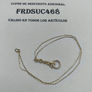 CADENA ORO 14 K 2.4 GRMS (SEMINUEVO)