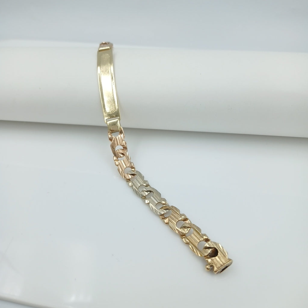 ESCLAVA ORO, ORO COMBINADO 14 K 16.5 GRMS (SEMINUEVO)