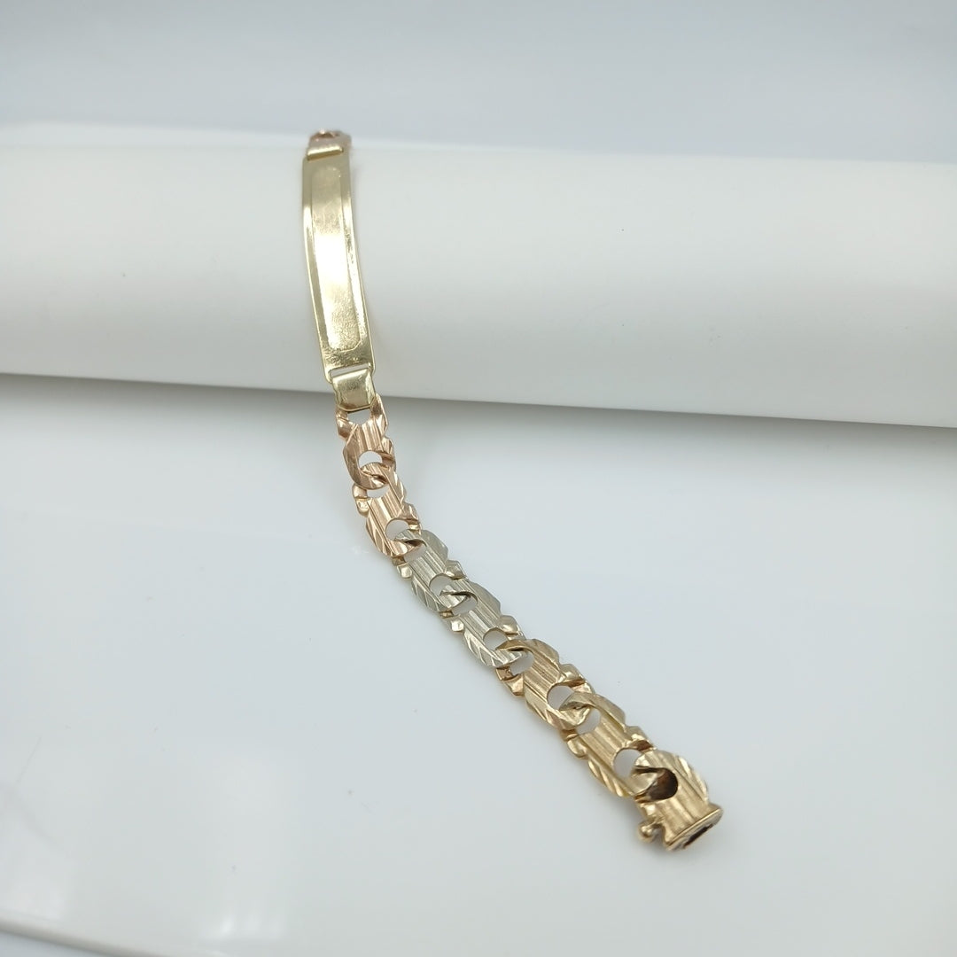 ESCLAVA ORO, ORO COMBINADO 14 K 16.5 GRMS (SEMINUEVO)