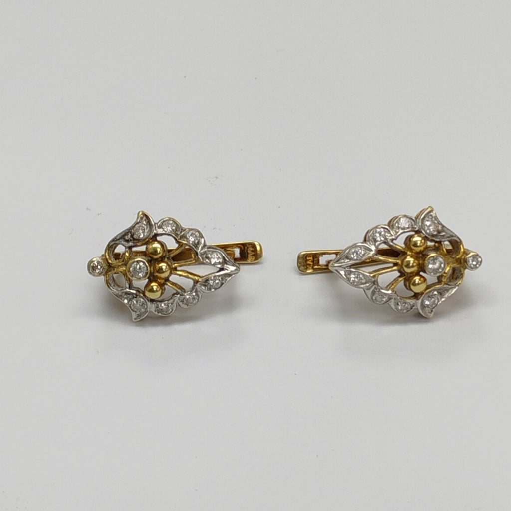 ARETES PAR ORO 14 K 5 GRMS (SEMINUEVO)