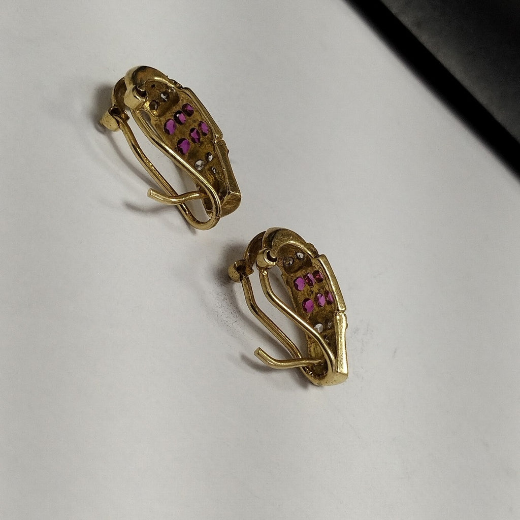 ARETES PAR ORO 14 K 3.7 GRMS (SEMINUEVO)