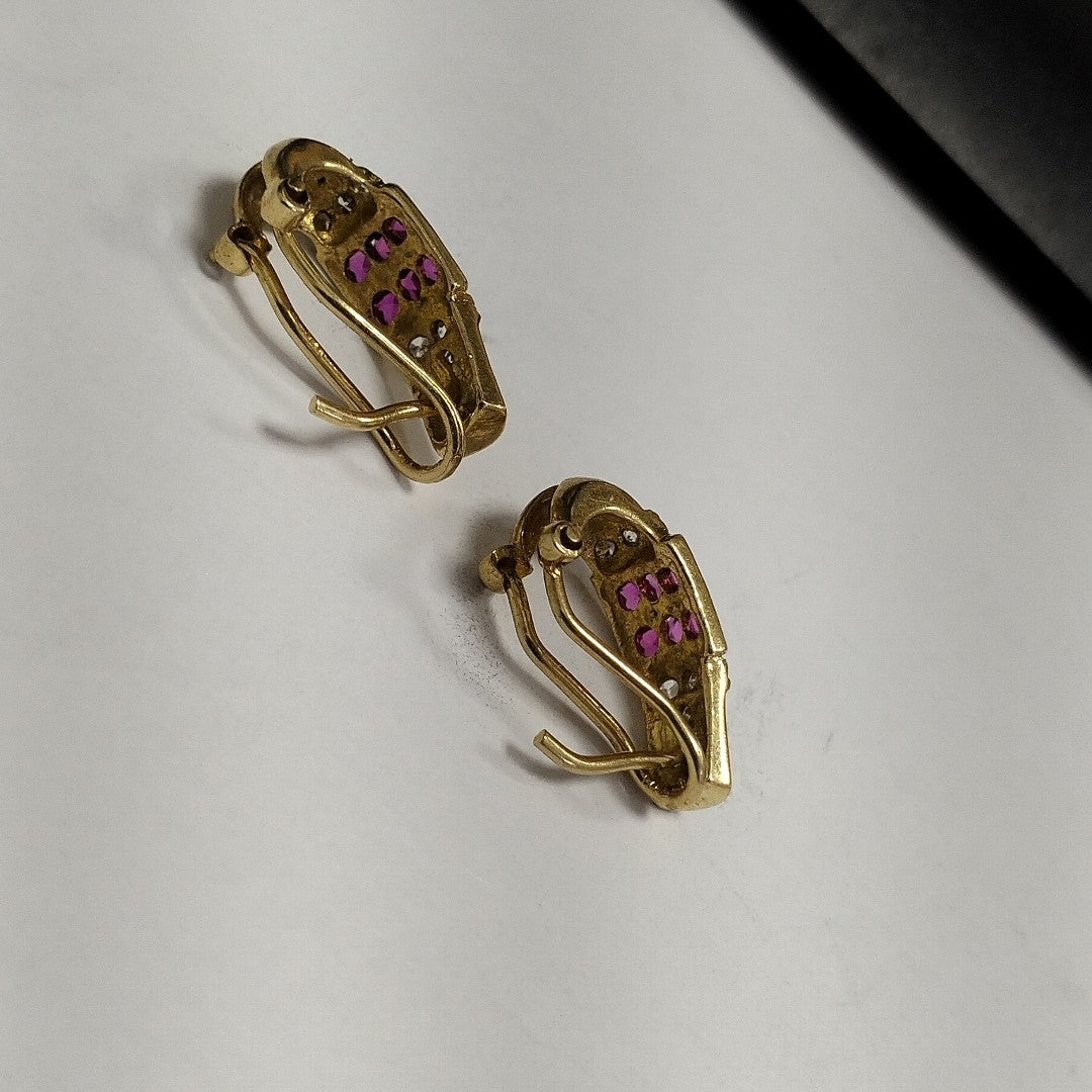 ARETES PAR ORO 14 K 3.7 GRMS (SEMINUEVO)