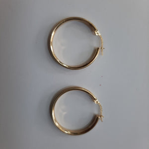 ARRACADAS PAR ORO 14 K 3.7 GRMS (SEMINUEVO)