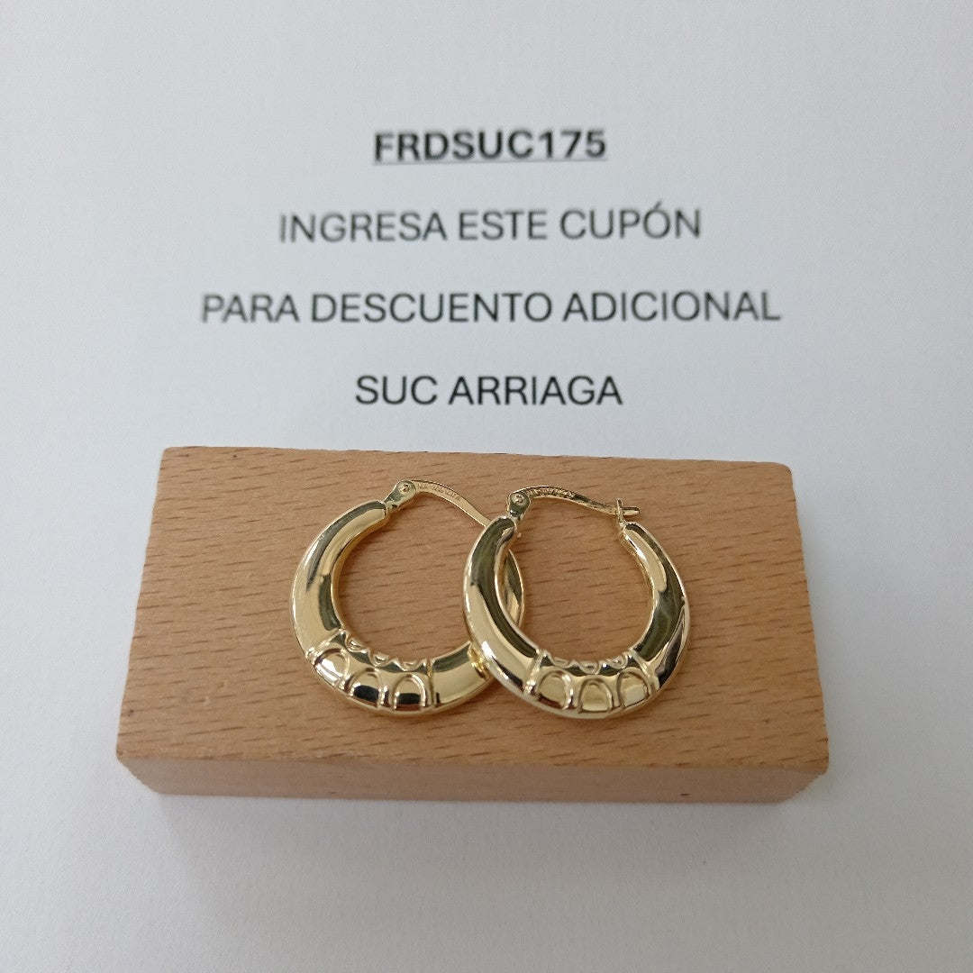 ARRACADAS ORO 14K 2 (NUEVO)
