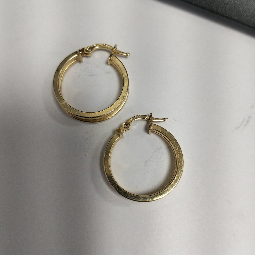 ARRACADAS PAR ORO 14 K 1.9 GRMS (SEMINUEVO)