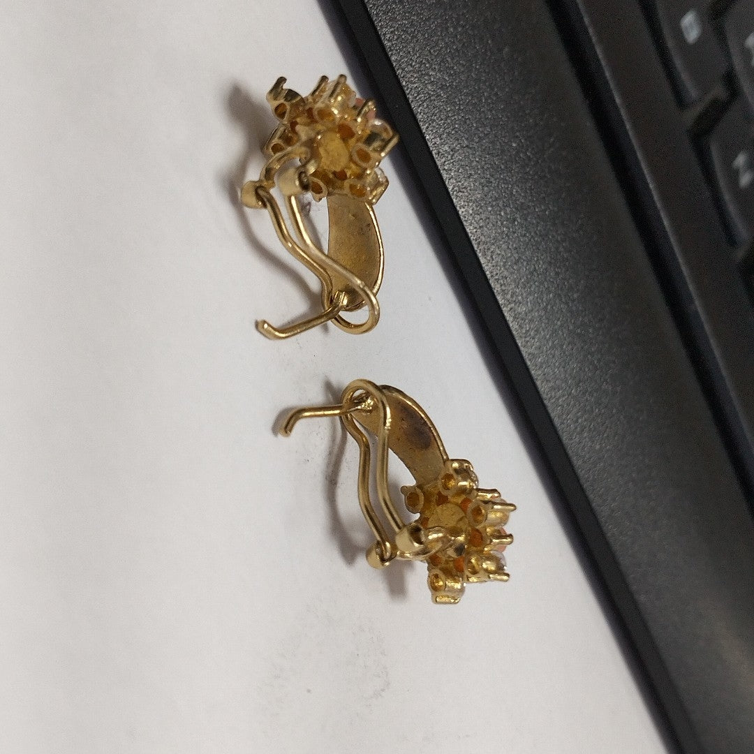 ARETES PAR ORO 14 K 5,00 GRMS (SEMINUEVO)