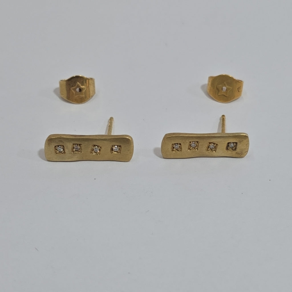 BROQUELES PAR ORO 18 K 4,40 GRMS (SEMINUEVO)