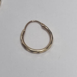 ARRACADAS PAR ORO 14 K 0.9 GRMS (SEMINUEVO)