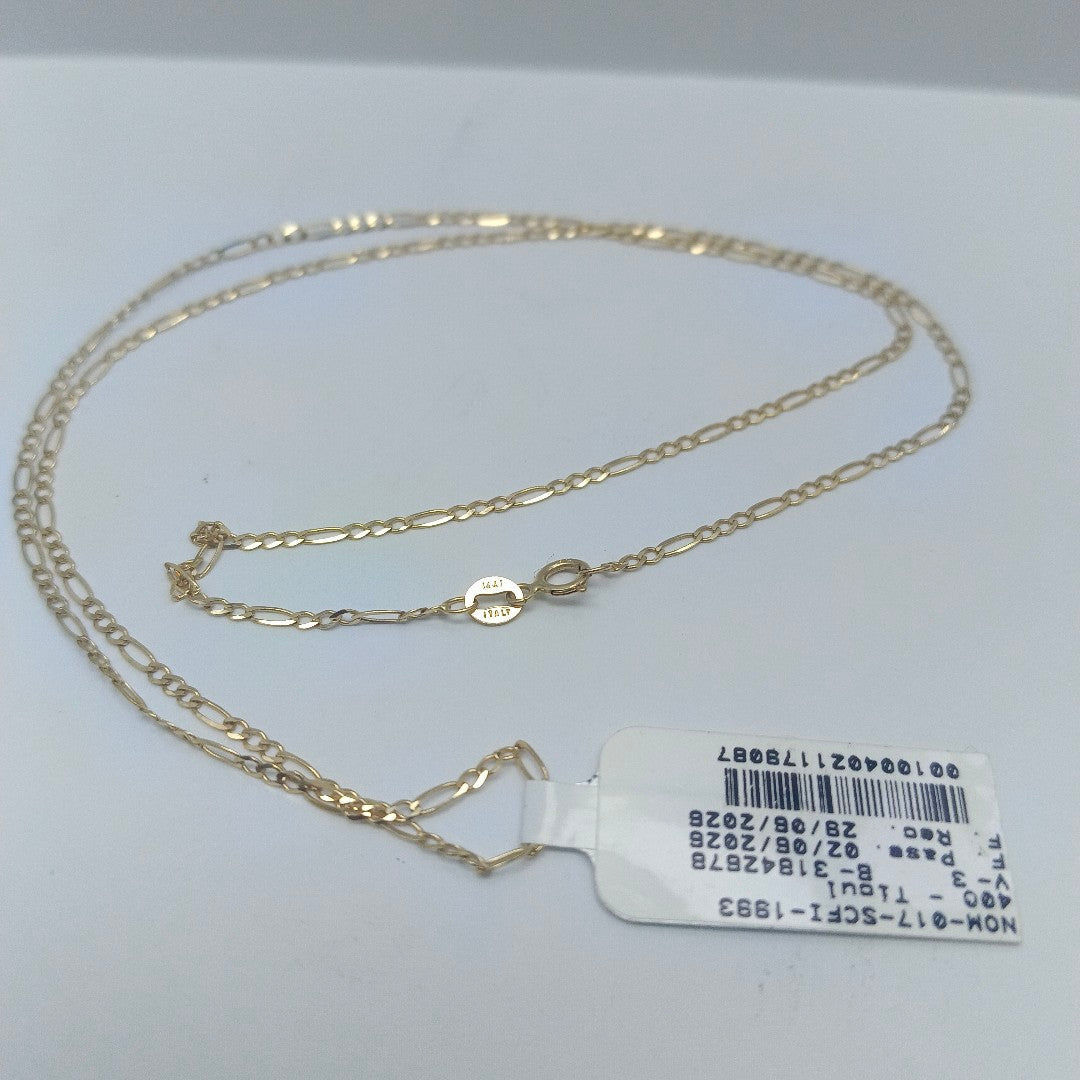 CADENA ORO 14 K 2.1 GRMS (SEMINUEVO)