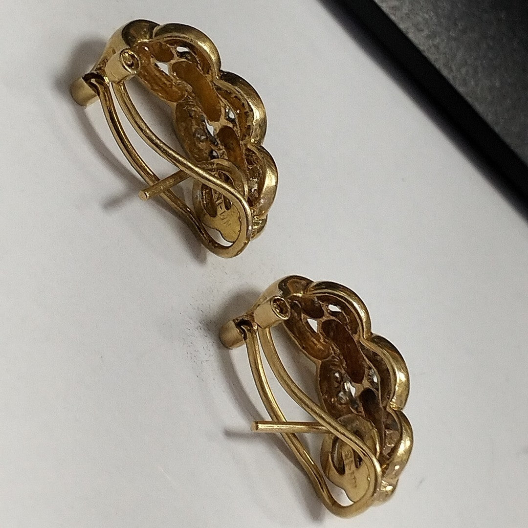 ARETES PAR ORO 14 K 4.5 GRMS (SEMINUEVO)