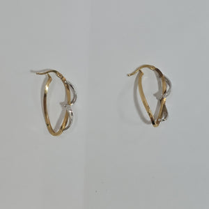 ARETES PAR ORO 14 K 2,20 GRMS (SEMINUEVO)