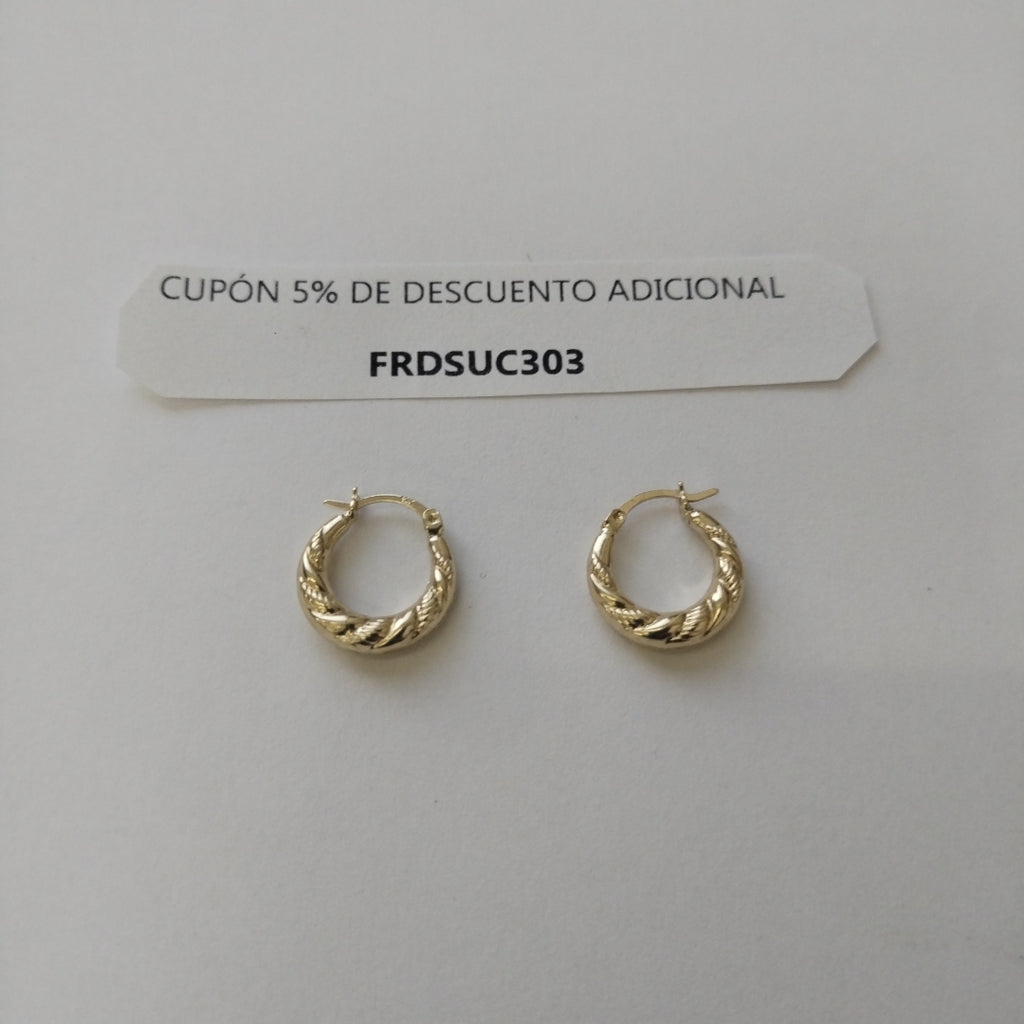 ARRACADAS ORO 10K 0.8 (NUEVO)