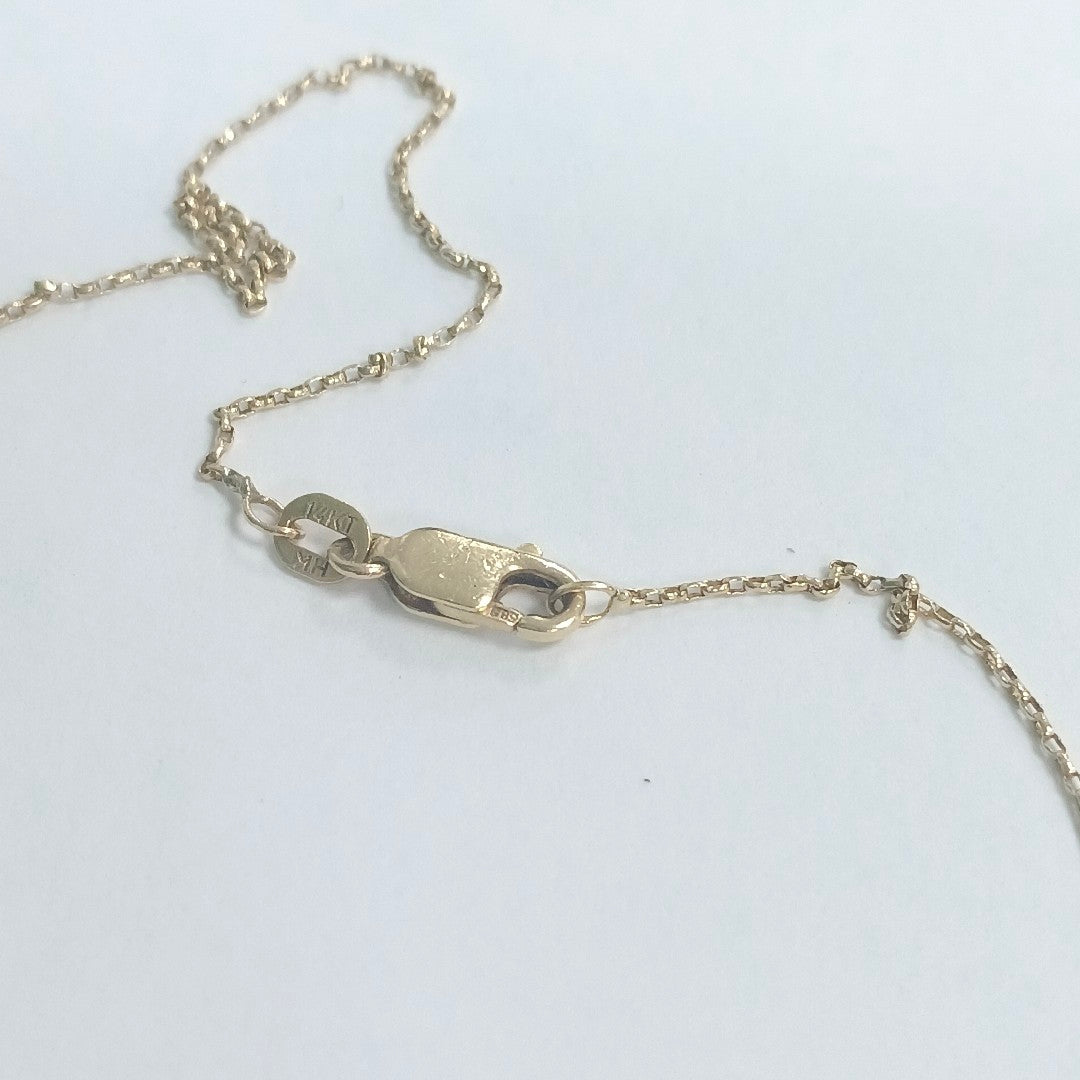 CADENA ORO 14 K 1.8 GRMS (SEMINUEVO)