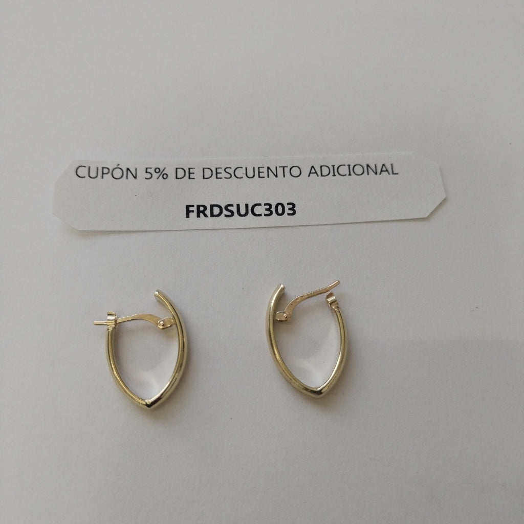 ARRACADAS ORO 10K 1.3 (NUEVO)