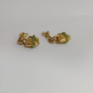 ARETES PAR ORO 14 K 10 GRMS (SEMINUEVO)