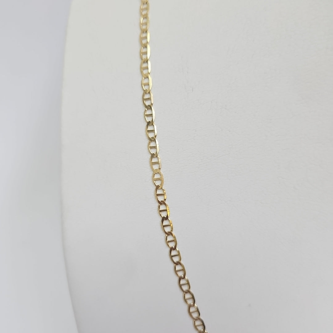CADENAS TEJIDO GUCHI ORO 10K 60 CM 4.7 GR (NUEVO)