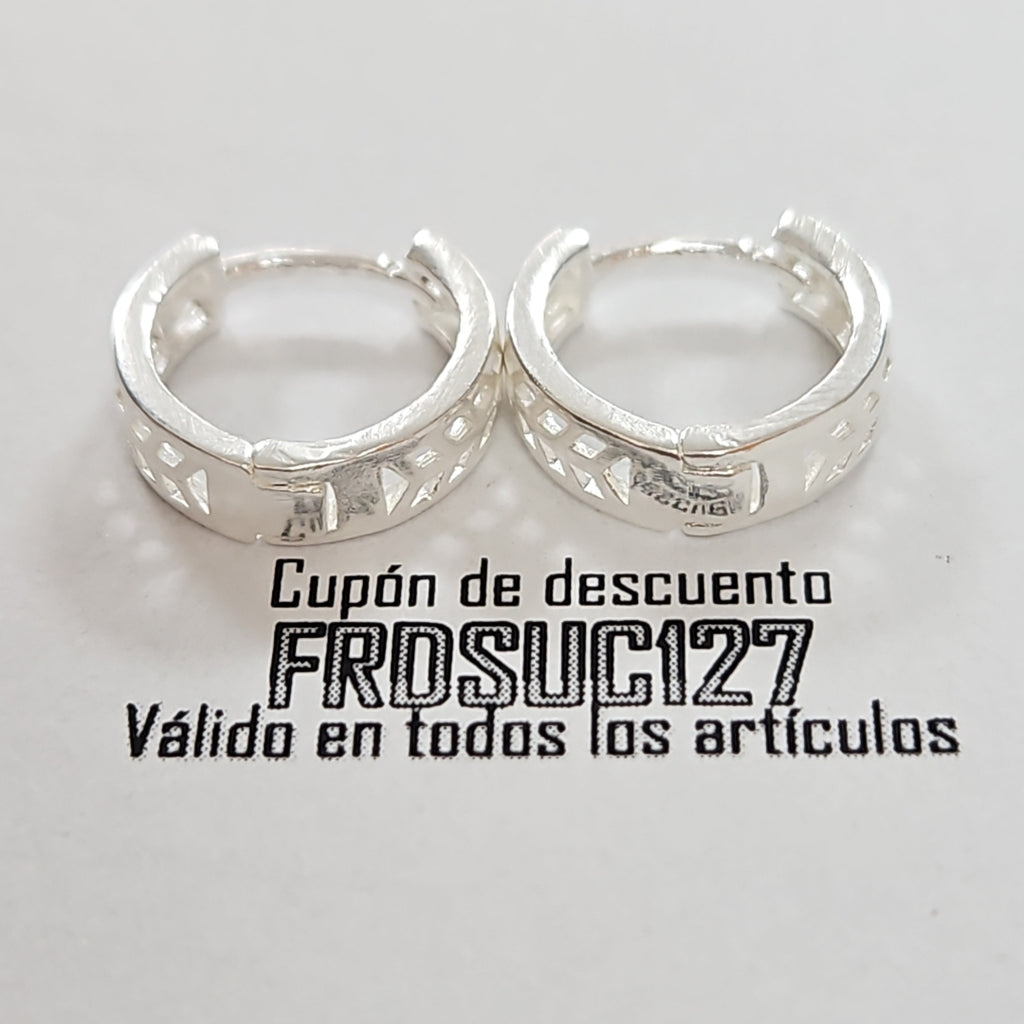 ARRACADAS PLATA .925 2.5 GR (NUEVO)