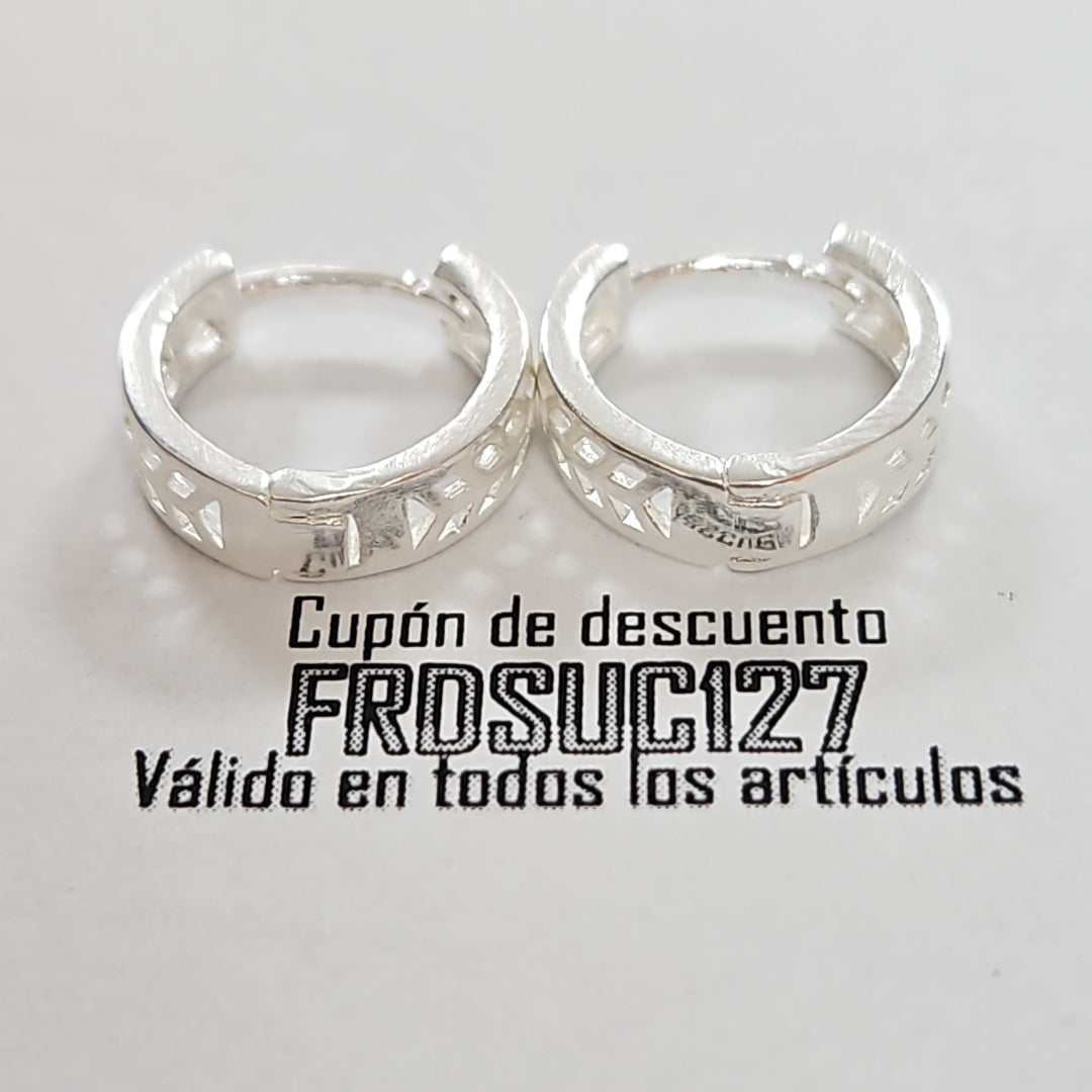 ARRACADAS PLATA .925 2.5 GR (NUEVO)
