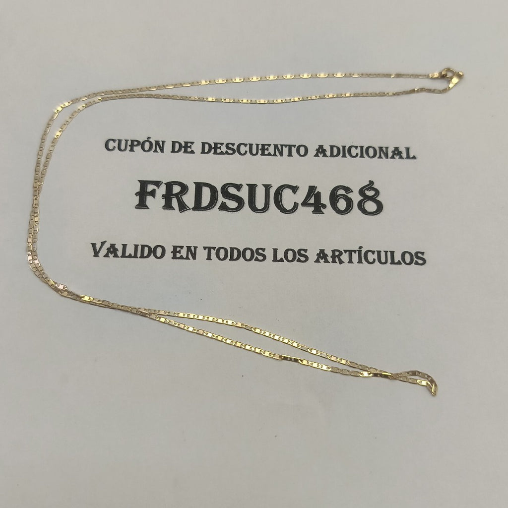 CADENA ORO 14 K 1.4 GRMS (SEMINUEVO)