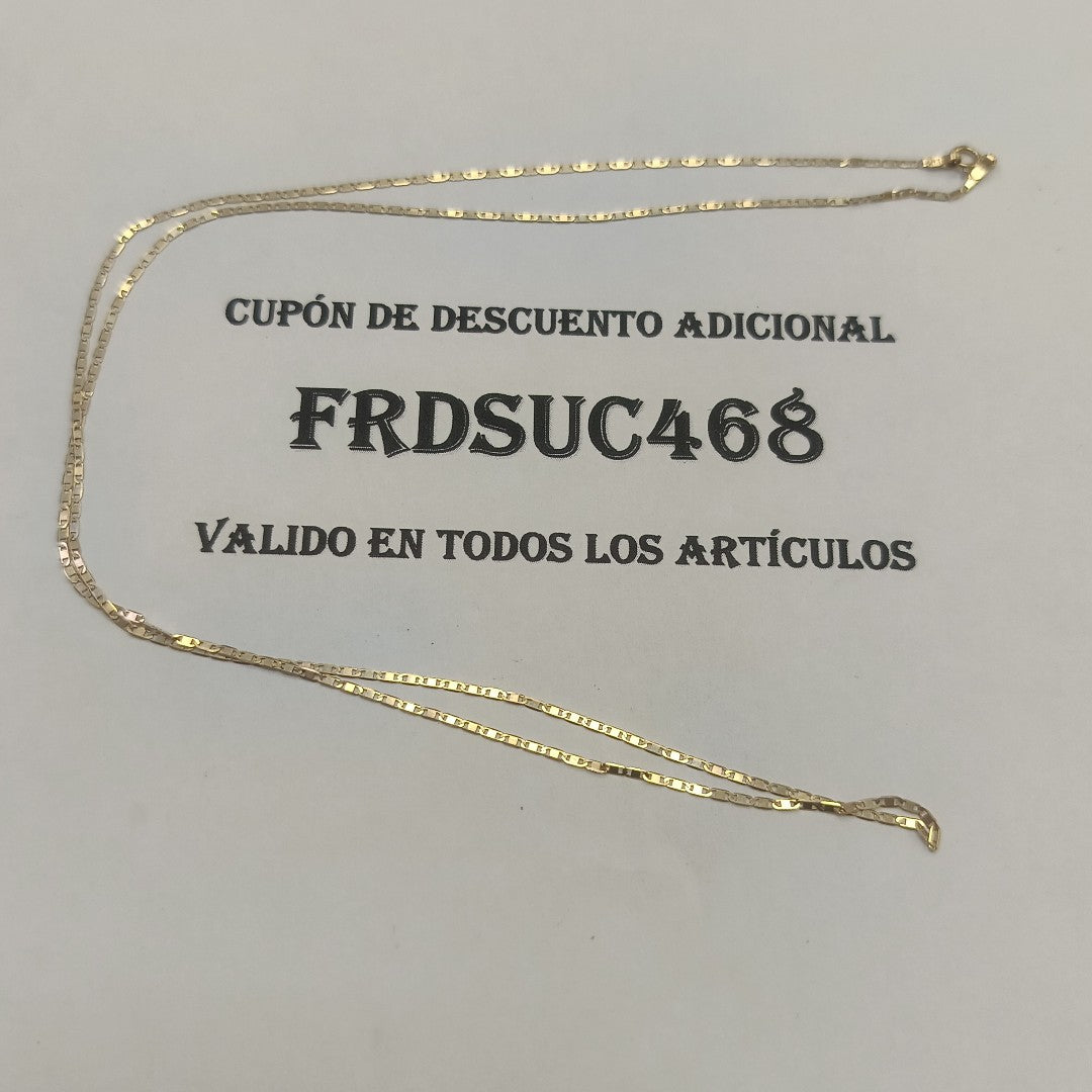 CADENA ORO 14 K 1.4 GRMS (SEMINUEVO)