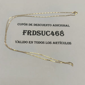 CADENA ORO 14 K 1.4 GRMS (SEMINUEVO)