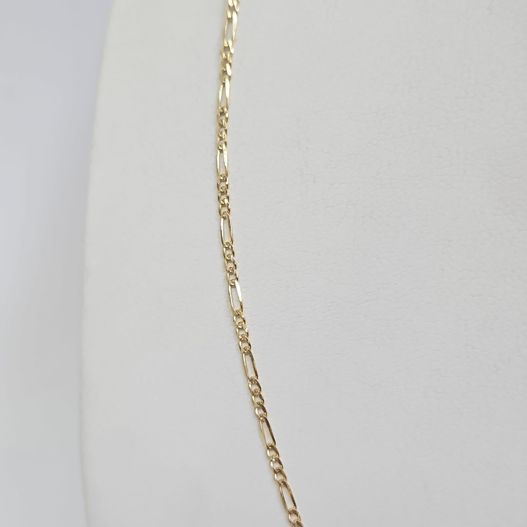 CADENAS 3X1 ORO 14K 55 CM 3.7 GR (NUEVO)