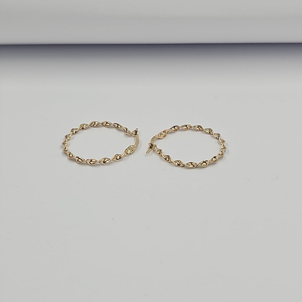 ARRACADAS ORO 14K 1.5 (NUEVO)