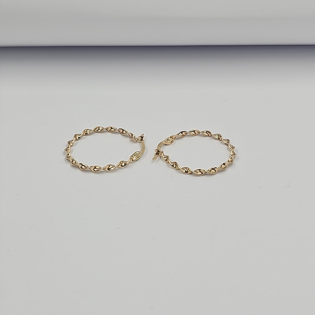 ARRACADAS ORO 14K 1.5 (NUEVO)