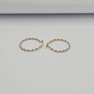 ARRACADAS ORO 14K 1.5 (NUEVO)