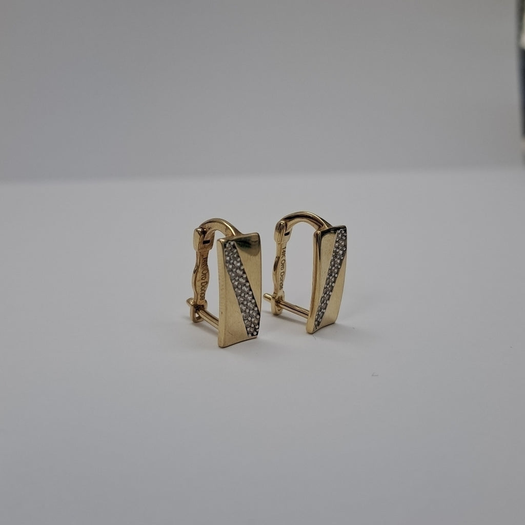 BROQUELES ORO 14K 2.9 (NUEVO)