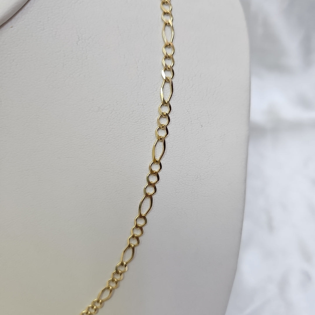 CADENAS TEJIDO 3X1 ORO 10K 50 CM 6.4 GR (NUEVO)