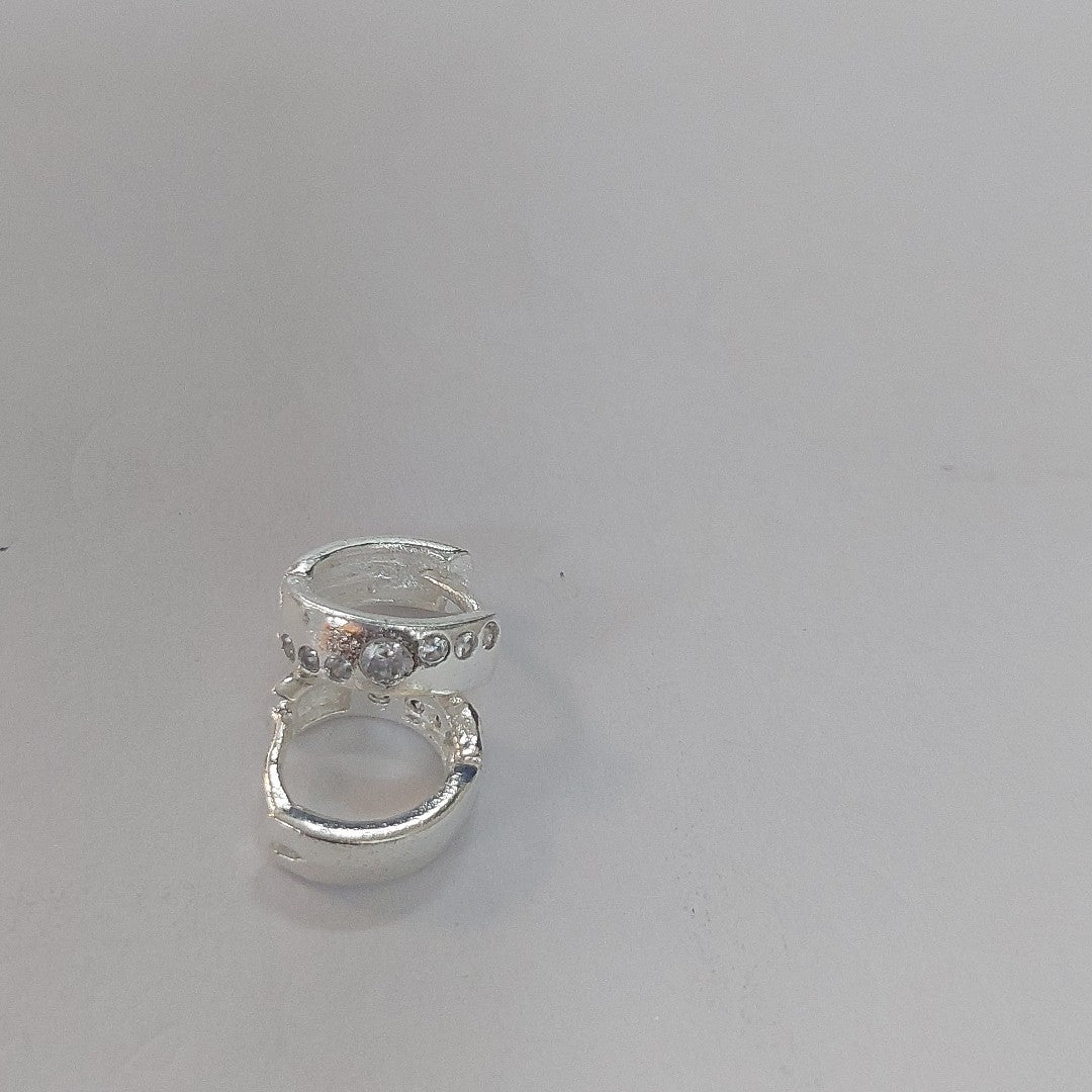 ARRACADAS C/CIRCONIAS PLATA .925 2.4 GR (NUEVO)