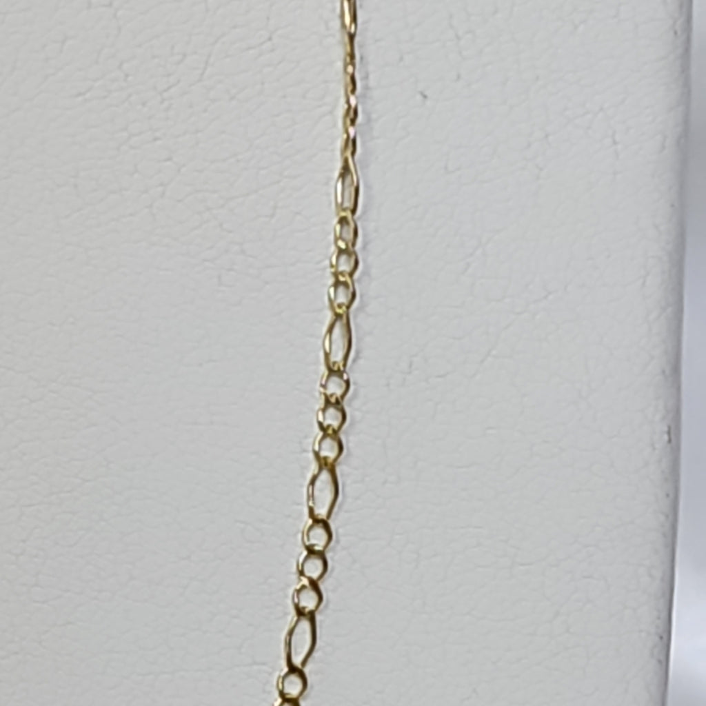 CADENAS TEJIDO ESLABONES ORO 10K 55 CM 2.2 GR (NUEVO)