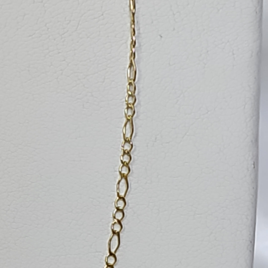 CADENAS TEJIDO ESLABONES ORO 10K 55 CM 2.2 GR (NUEVO)