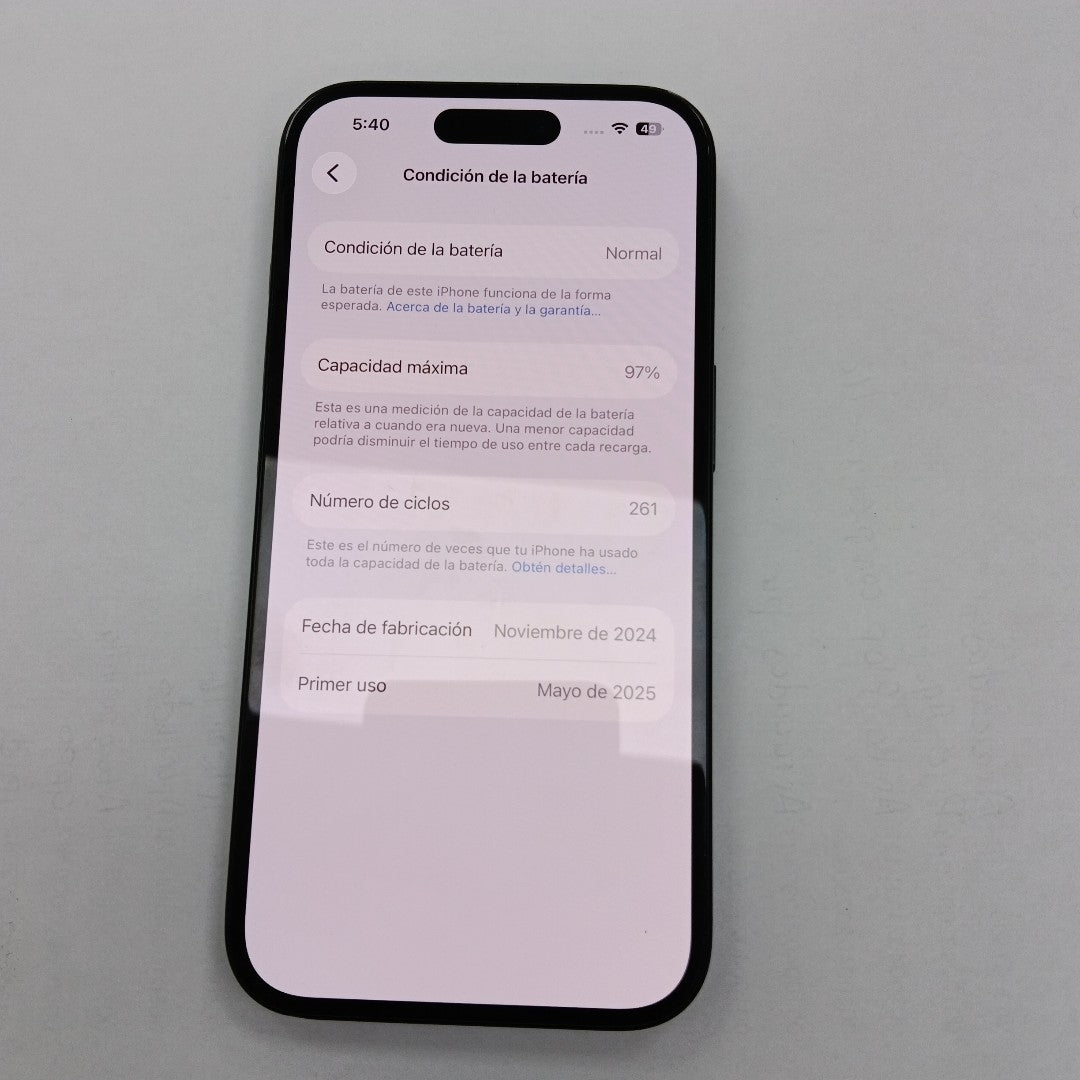 CELULAR APPLE IPHONE 16 A3286 (2024) 128 GB 8 GB RAM (SEMINUEVO)