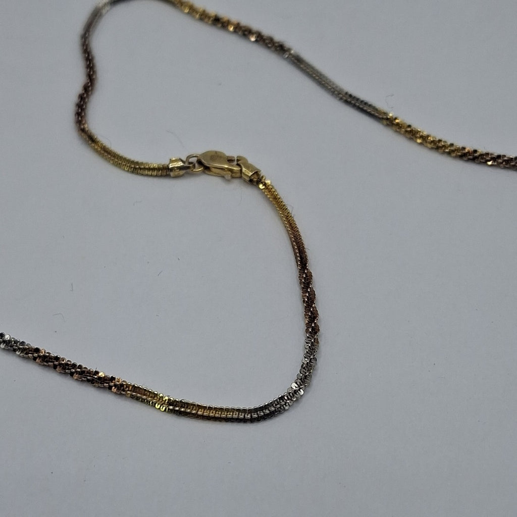 CADENA ORO COMBINADO 14 K 6,80 GRMS (SEMINUEVO)