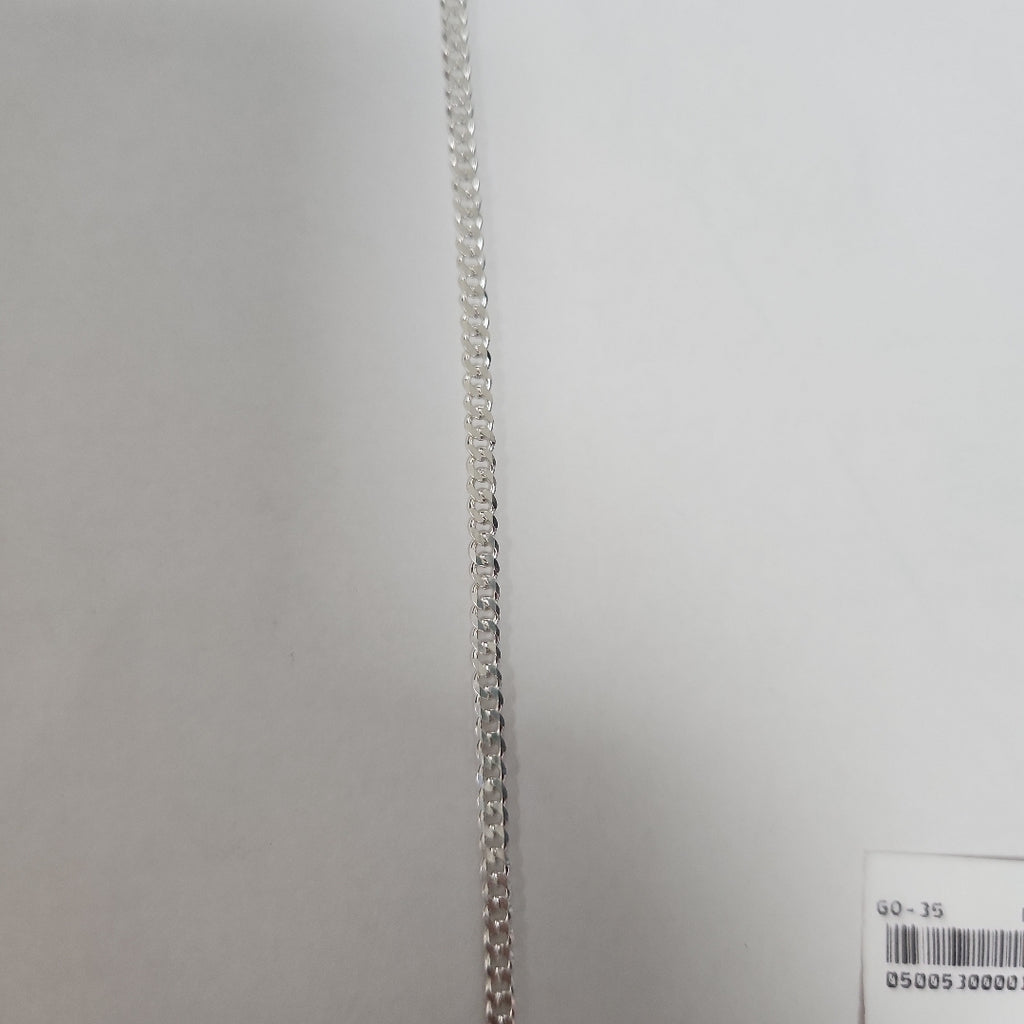 CADENA BARBADA PLATA .925 50 CM 5.13 GR (NUEVO)