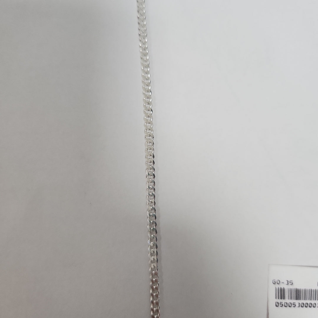 CADENA BARBADA PLATA .925 50 CM 5.13 GR (NUEVO)