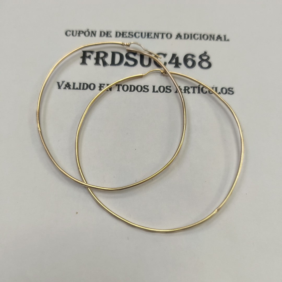 ARRACADAS PAR ORO 10 K 4.2 GRMS (SEMINUEVO)