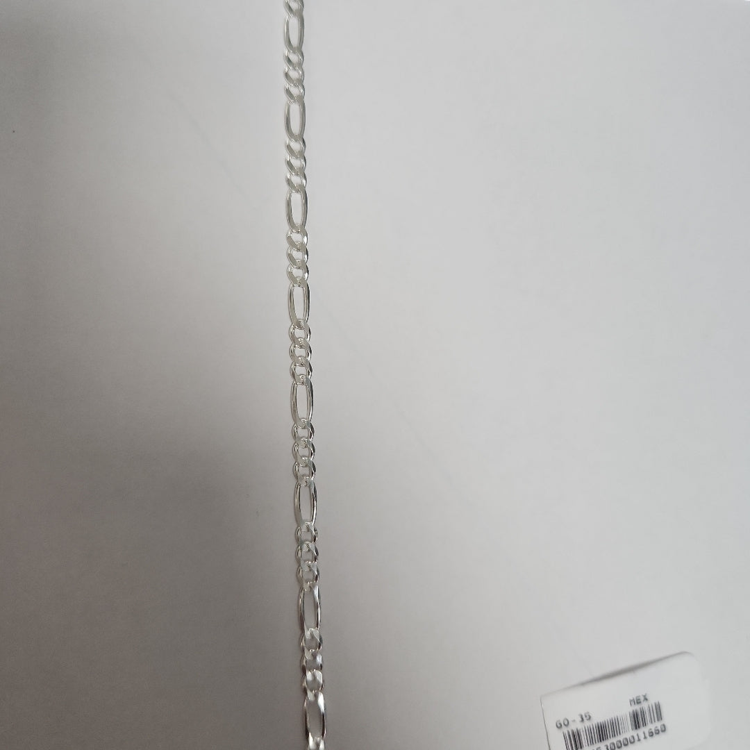CADENA 3X1 PLATA .925 60 CM 8.42 GR (NUEVO)
