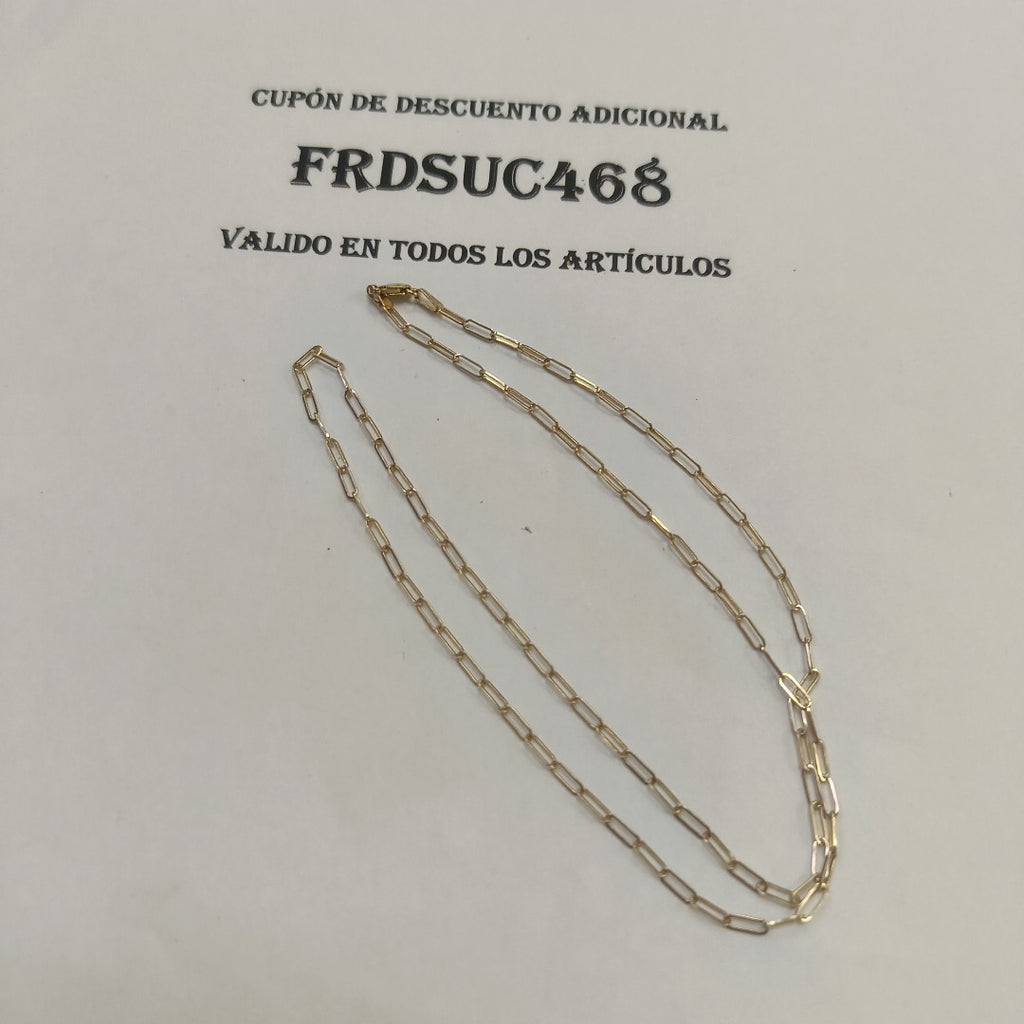 CADENA ORO 14 K 3 GRMS (SEMINUEVO)