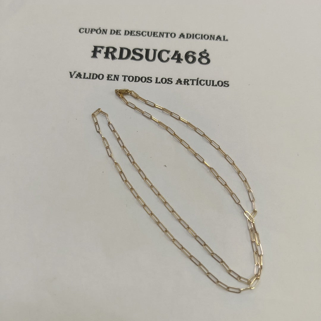 CADENA ORO 14 K 3 GRMS (SEMINUEVO)