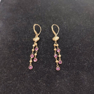 ARETES PAR ORO 14 K 2.3 GRMS (SEMINUEVO)