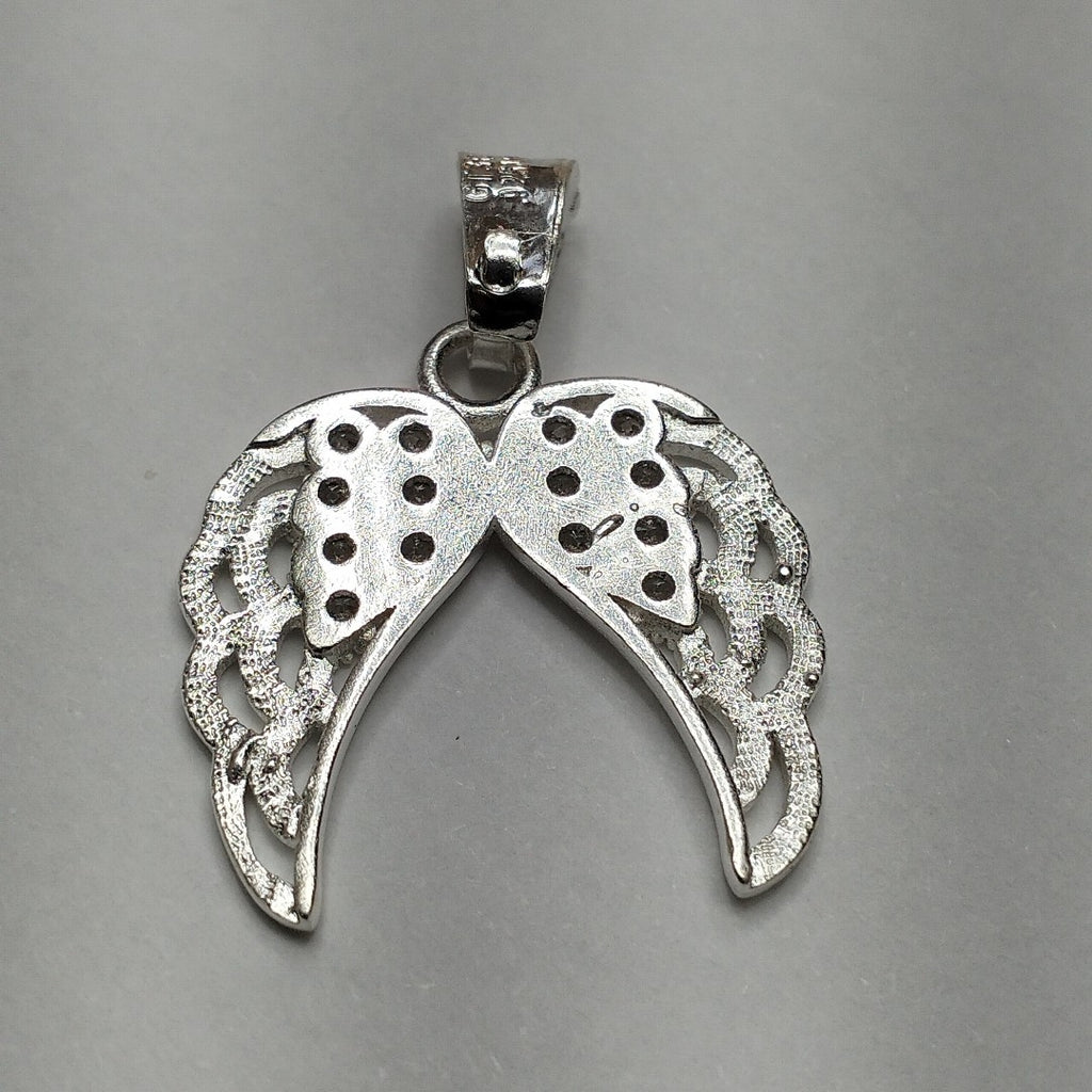 DIJE ALAS C/CIRCONIAS PLATA .925 2.3 GR (NUEVO)