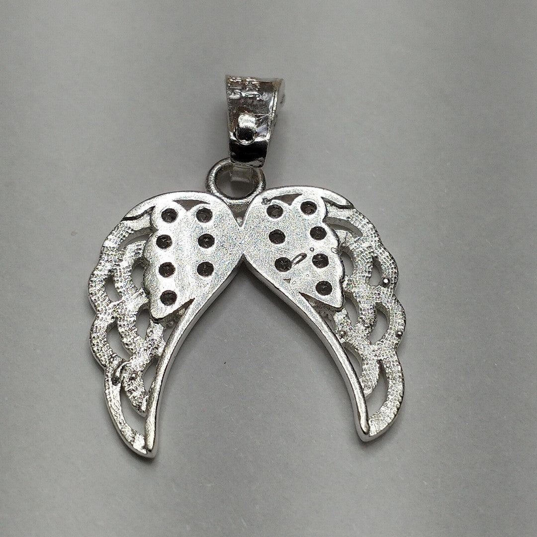 DIJE ALAS C/CIRCONIAS PLATA .925 2.3 GR (NUEVO)
