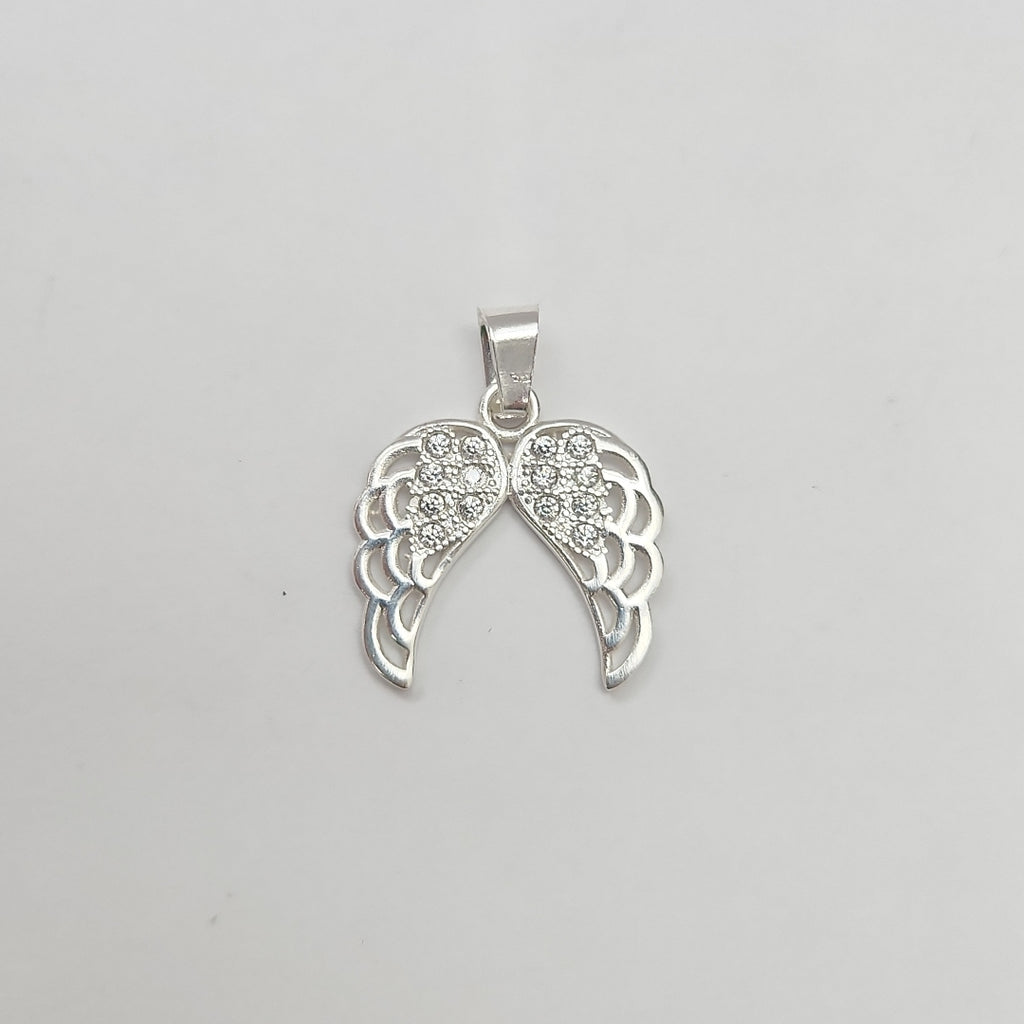 DIJE ALAS C/CIRCONIAS PLATA .925 2.3 GR (NUEVO)
