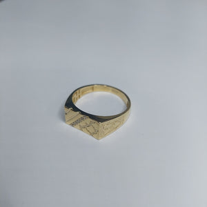 ANILLOS CABALLERO ORO 14K 3.7 (NUEVO)