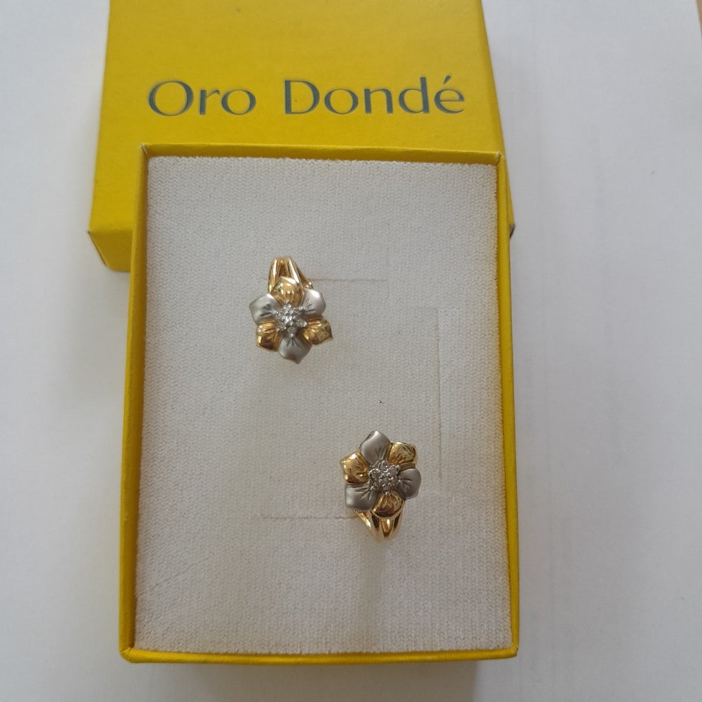 BROQUELES PAR ORO 14 K 5.2 GRMS (SEMINUEVO)